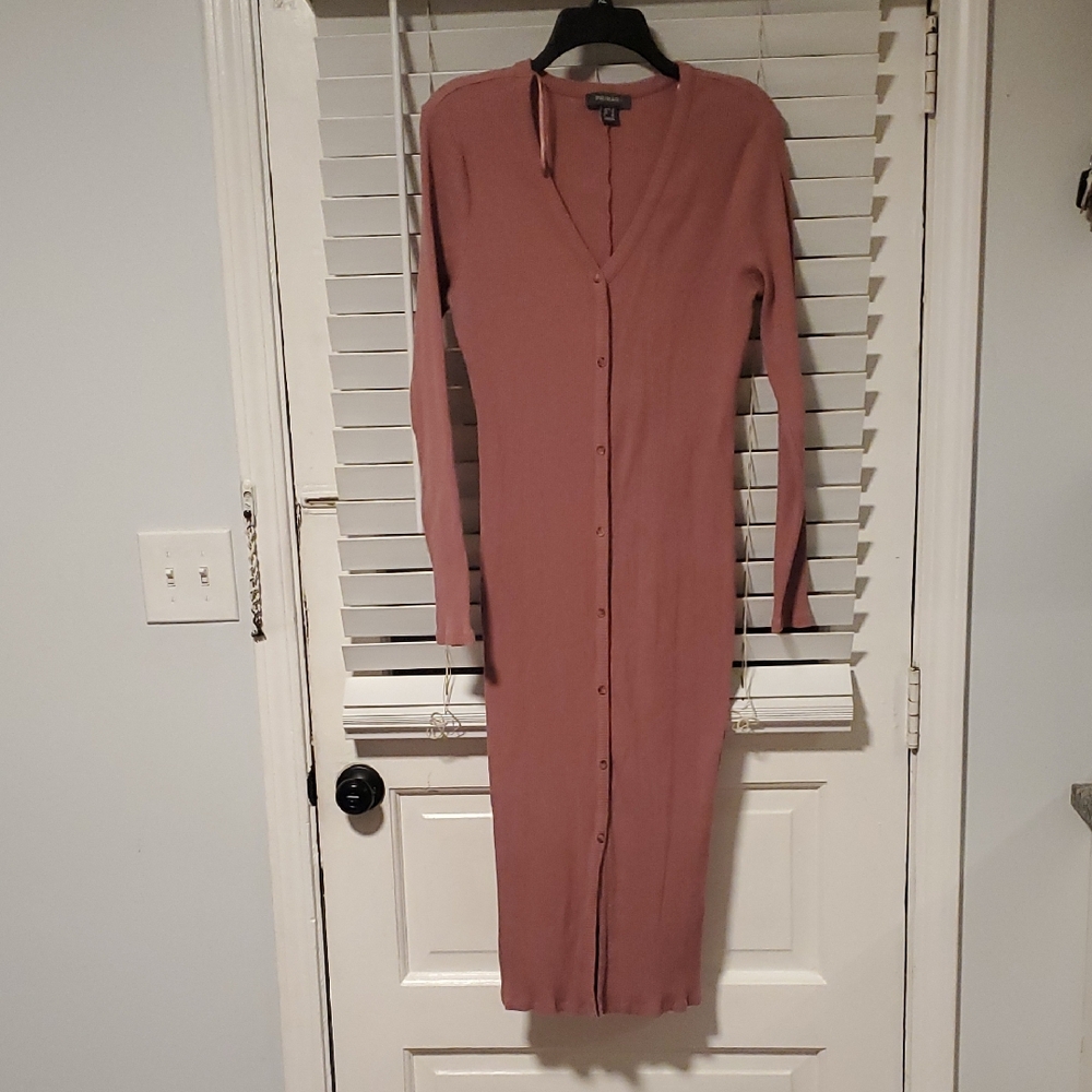 Primark Mauve Long Sleeve Dress